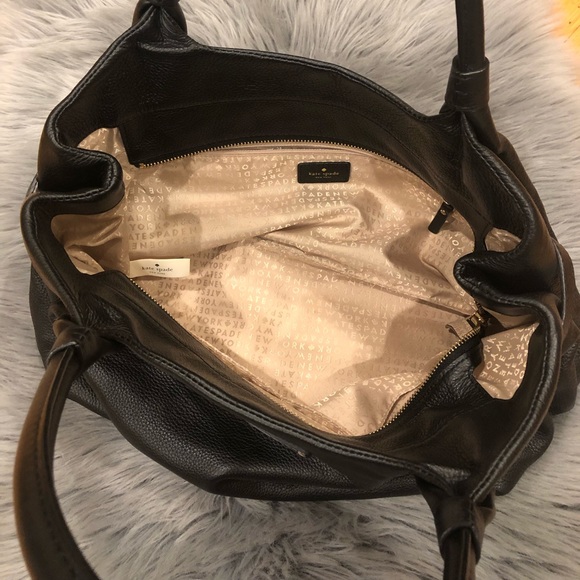 kateSpade BerkshireRoad StevieSatchel blackleather - Picture 3 of 8